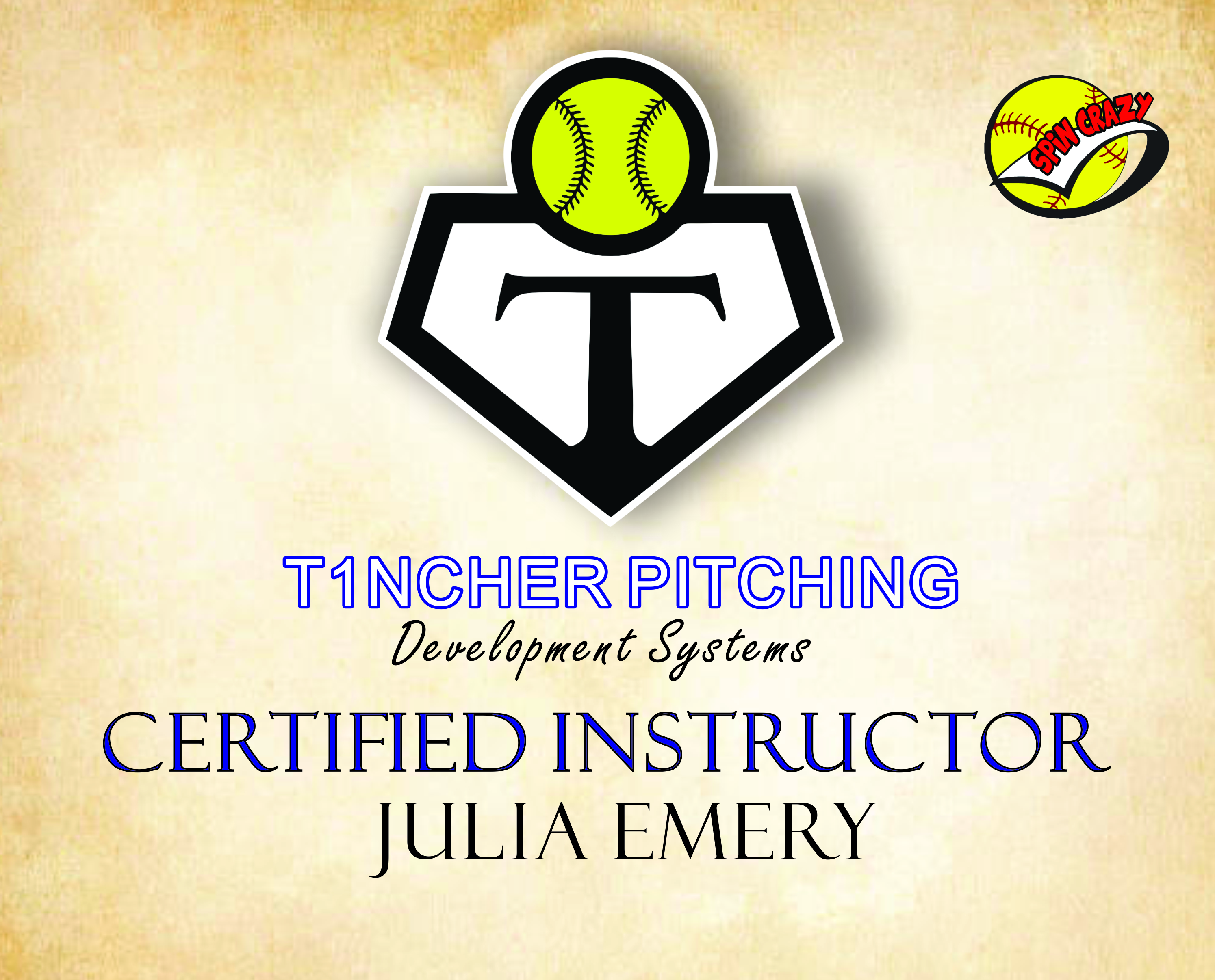 Tincher Certified Instructor Certificate Tincher Certified Instructor Certificate